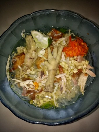Langkah Gampang Membikin Resep Soto Ayam Ceker bening Bumbu Instan yang  Bikin Ketagihan Anti Ribet, Uenak Banget