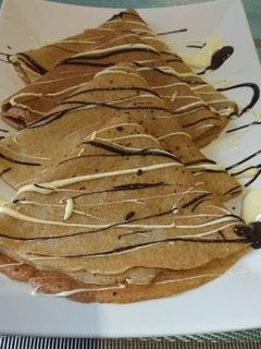 Gluténmentes mogyorókrémes palacsinta recept fotója