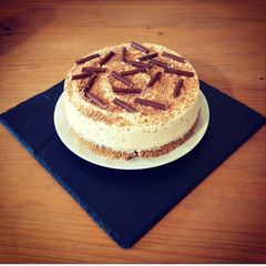 Baileys cheesecake A picture of Baileys cheesecake.