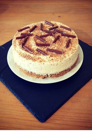 A picture of Baileys cheesecake.