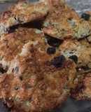 Galletas de avena sin leudantes
