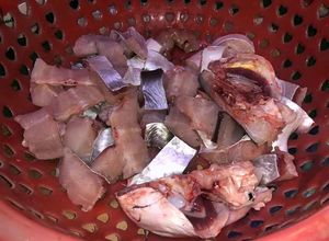 Hình của món Cá Tra Tả Bí Lù.