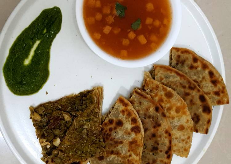 Recipe of Quick Tuvar Stuffed Paratha