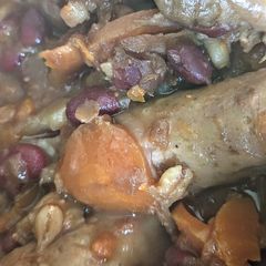 A picture of Cholent-inspired casserole (vg).
