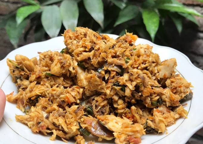 Resep Pampis Ikan Suwir Cakalang Oleh Marra Cookpad