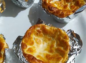 Una foto de Soufflé básico con sabor a papa