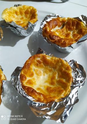 Una foto de Soufflé básico con sabor a papa