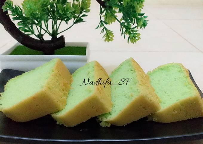 Bolu Pandan Putih Telur