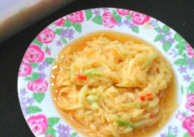 Rujak serut mangga