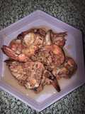 Udang panggang western