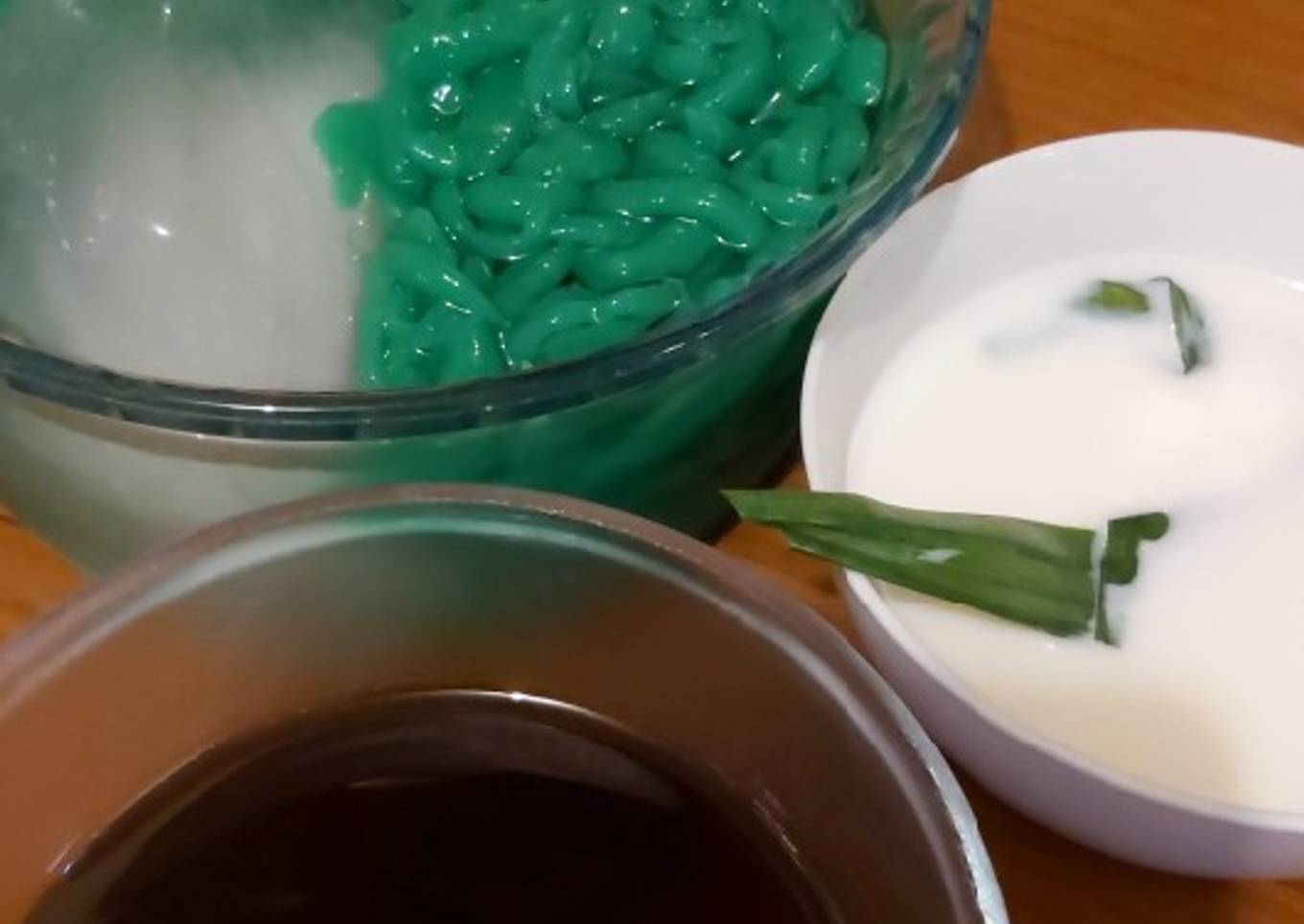 Cendol nutrijell simple dan harum tanpa santan