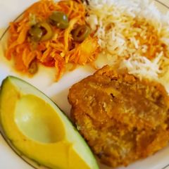 A picture of Chicken Ropa Vieja.