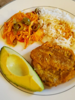 A picture of Chicken Ropa Vieja.