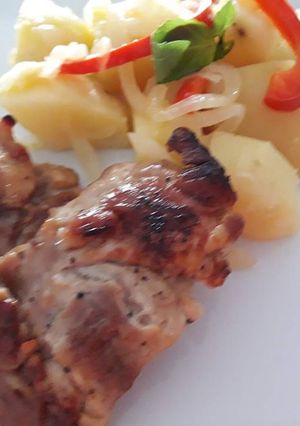 Una foto de Pollo al Horno a lo Carmelita