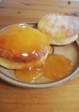 Túrófánk sütőben sütve sütőporral recept fotója
