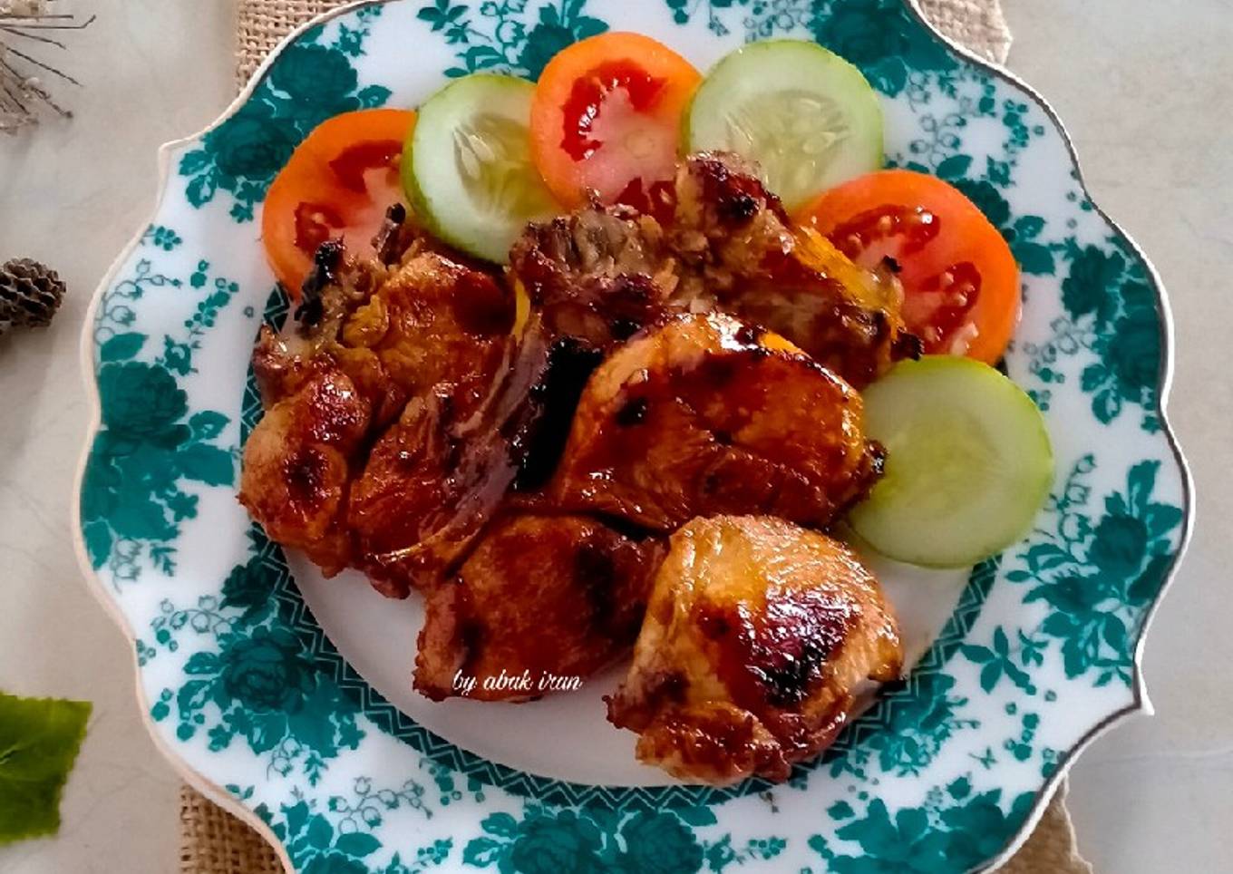 Ayam Panggang tanpa di Panggang