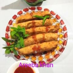 Chicken vegetables roll A picture of Chicken vegetables roll.
