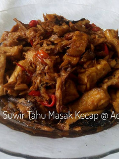 Foto resep Tongkol Suwir Tahu Bumbu Kecap