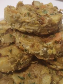 Una foto de Tortilla de verduras saludable y al horno 😊💯👌