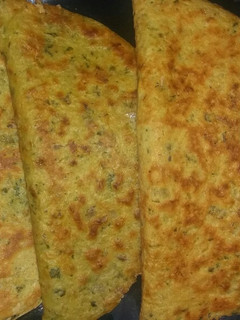 صورة لوصفة كريب مالح بالخضر وطونة