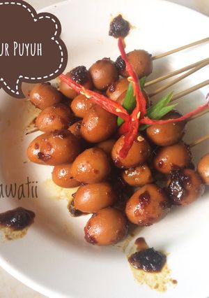 Foto resep Sate Bacem Telur Puyuh 🍡