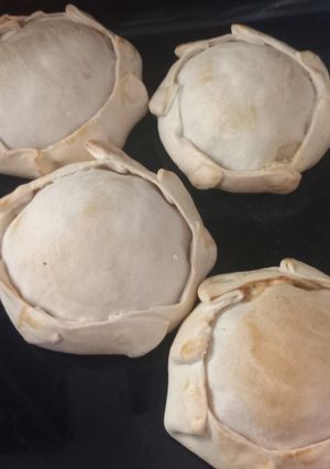 Una foto de Tartas chicas de jamón y queso