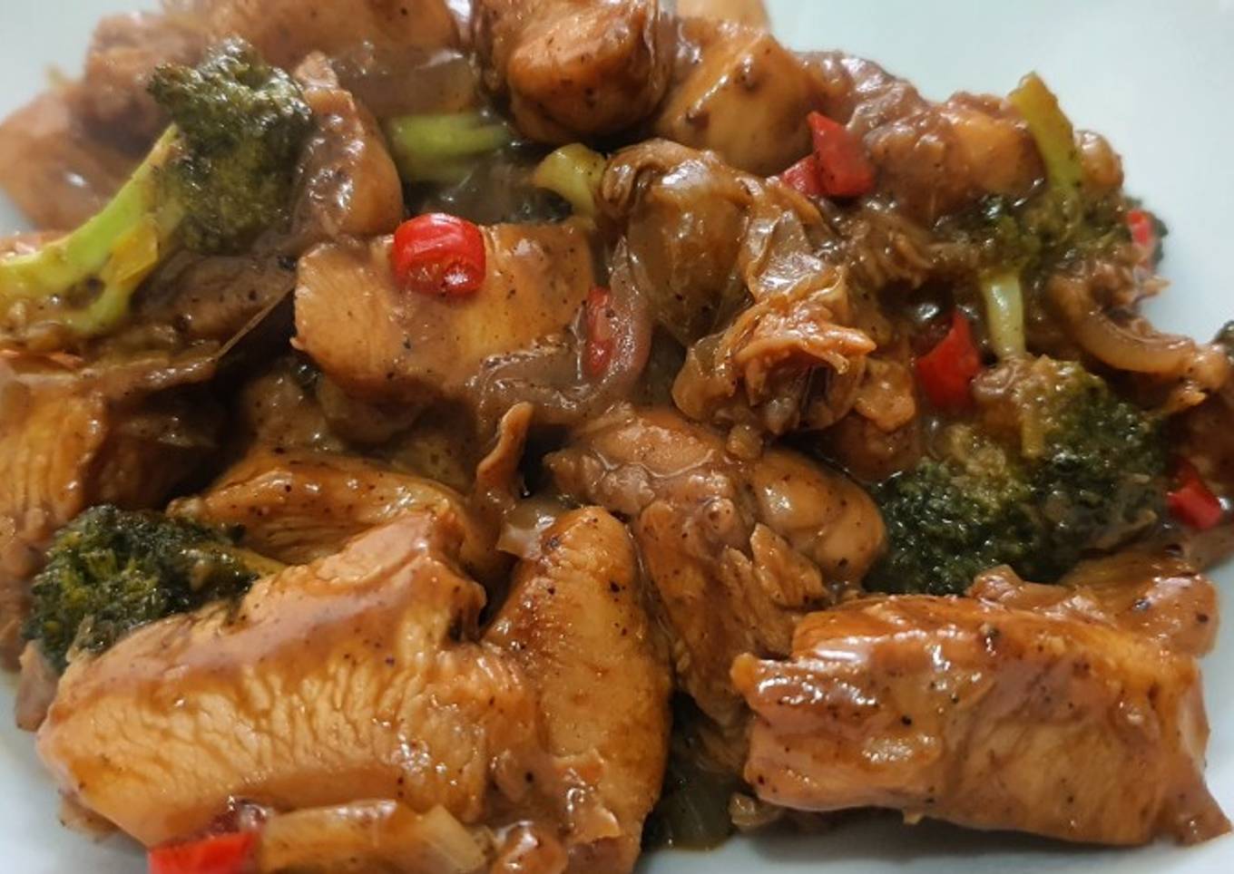 Ayam Saos Lada Hitam Lee Kum Kee