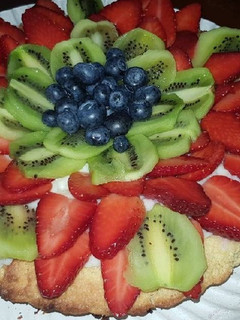Una foto de Tarta frutal con pastelera