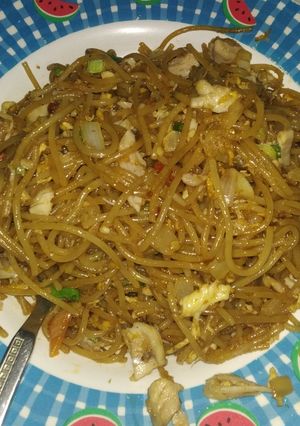 Foto resep Spaghetti Goreng