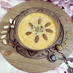 Carrot Kheer /Carrot Pudding with Jaggery A picture of Carrot Kheer /Carrot Pudding with Jaggery.