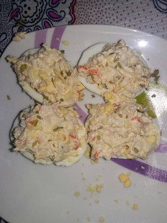 Una foto de Huevos rellenos