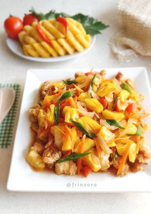 Foto resep Ayam Siram Saus Nanas
