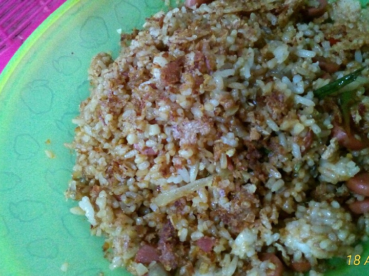 Resep: NasGor Sosis Saus Tiram Irit Anti Gagal