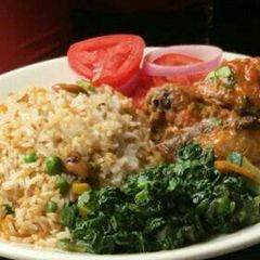 A picture of Chicken n Rice.