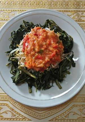 Foto resep Plecing kangkung