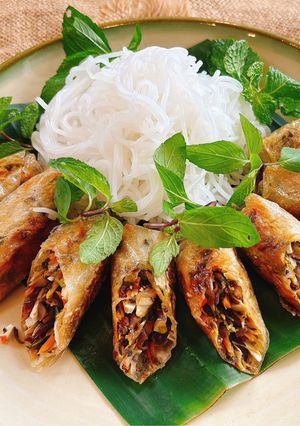 Hình của món Chả Giò Nấm.