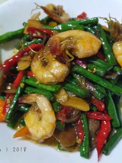 Foto resep 27. Tumis kacang panjang udang