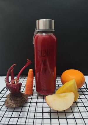 Foto resep Jus ABC + PO (Apple, Beetrot, Carrot+ penaple, orange)