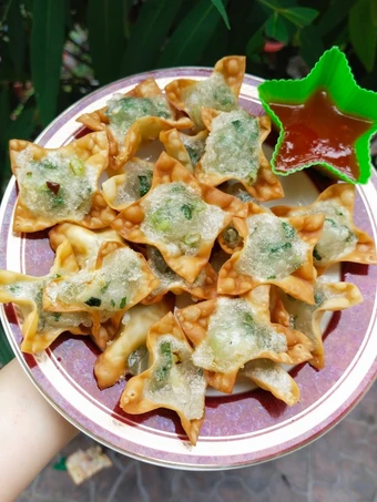 Cara Mudah Membikin Resep  Pangsit goreng isi aci yang Bisa Manjain Lidah, Sempurna