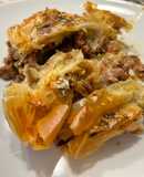 Pasta filo con carne y verduras en Airfryer Cosori (inspirado en Burek Bosnio)