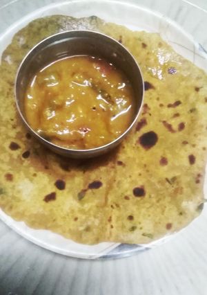 உருளைக்கிழங்கு மசாலா சப்பாத்தி recipe in tamil செய்முறை முக்கிய புகைப்படம்