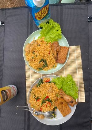 Foto resep Nasi goreng ayam spicy wing