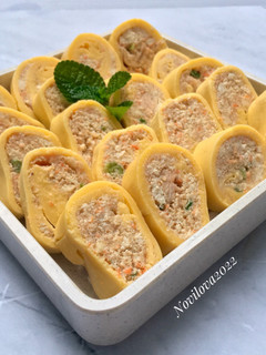 Foto resep Tofu Chicken Egg Roll ala Hokben
