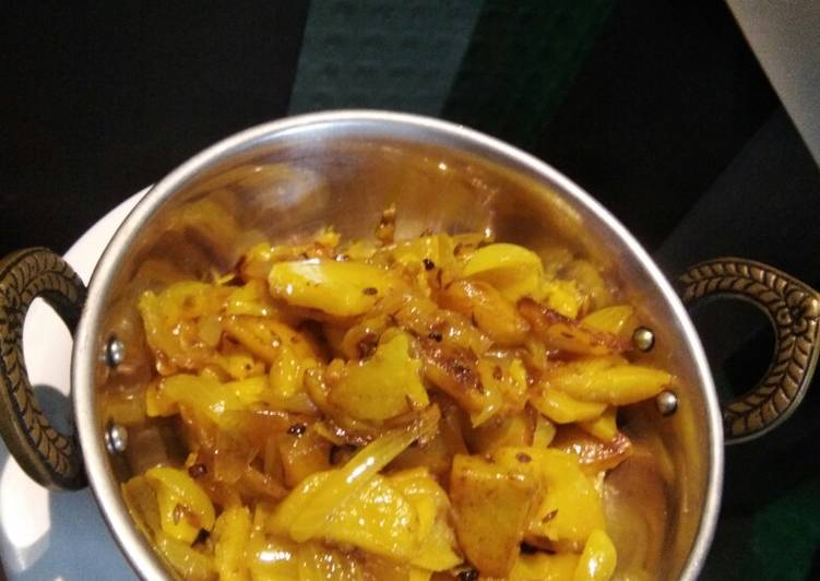 Quick potato, onion,veg