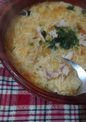 صورة لوصفة شربة العجين