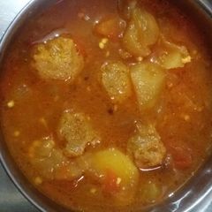Aloo soyabeen A picture of Aloo soyabeen.