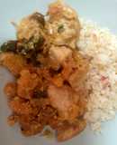 🍗Pollo al melocotón con Ras el Hanout🍑