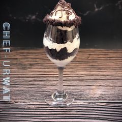 A picture of Chocolate cake parfait.