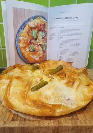 Une photo de La tartiflette croustillante