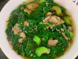 Canh cua,rau đay, mướp